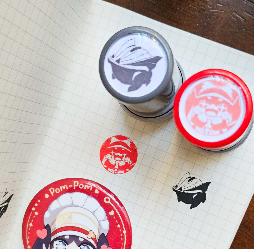 Pom-Pom & Warp Trotter Self-inking Stamps