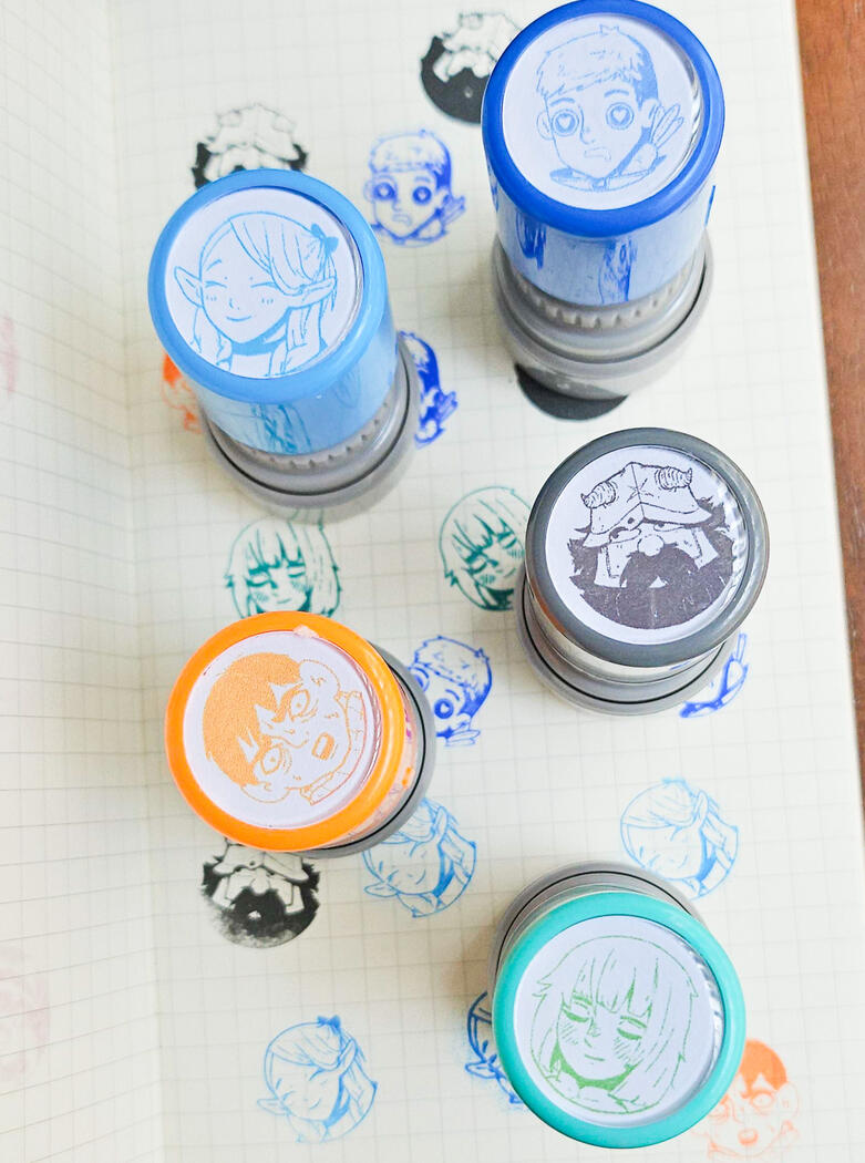 Dungeon Meshi Character Stamps